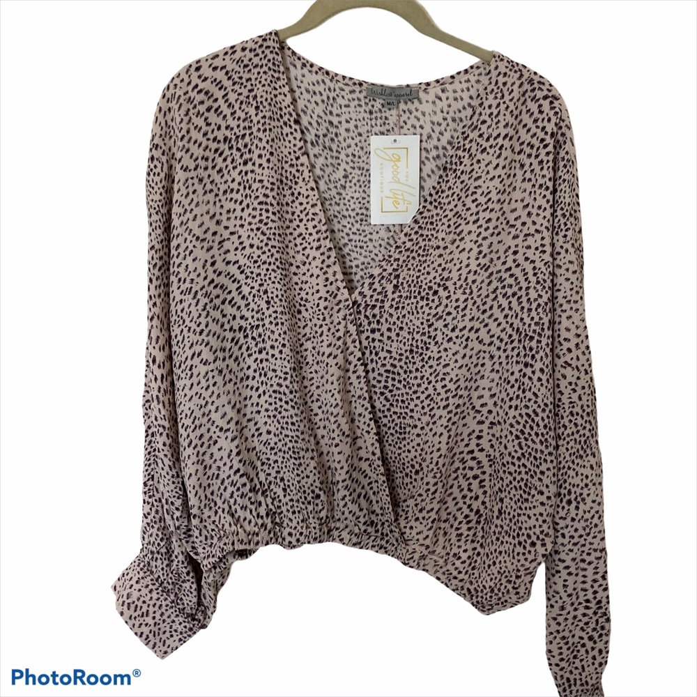🆕Wishlist Apparel Leopard Print Long Sleeve M/L